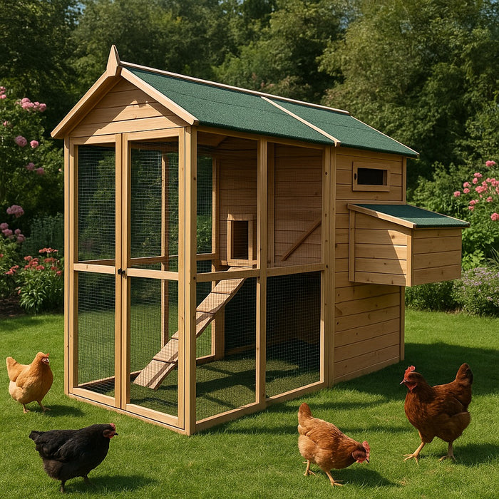 3 to 6 Hen Chicken Coop - CC057 - Tall Design - NEW FOR 2025 - INTRODUCTORY OFFER