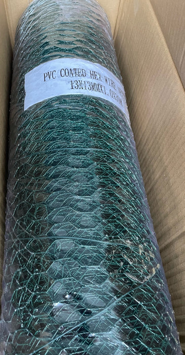 Wire Mesh Netting PVC Coated small 13mm holes