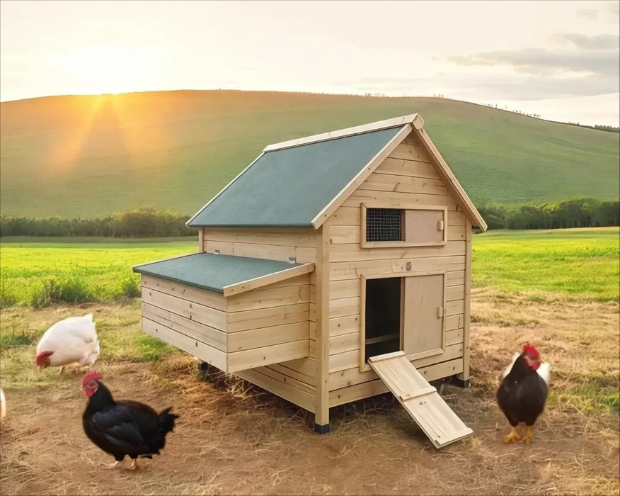 NEW 4 to 9 Hen House CC007H F (Felt Roof) - One Left In Stock
