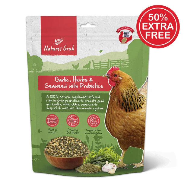 Garlic, Herbs & Seaweed with Probiotics 300g  - Great conditioner