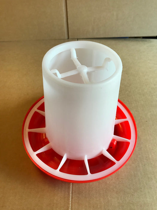 1kg Plastic Chicken Feeder No Lid