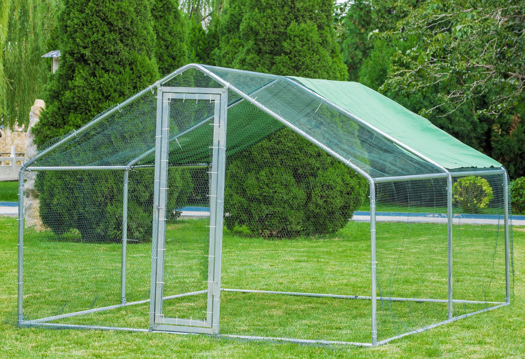 Metal Poultry Duck Run 38mm Frame 3m x 3m - 10 units ONLY
