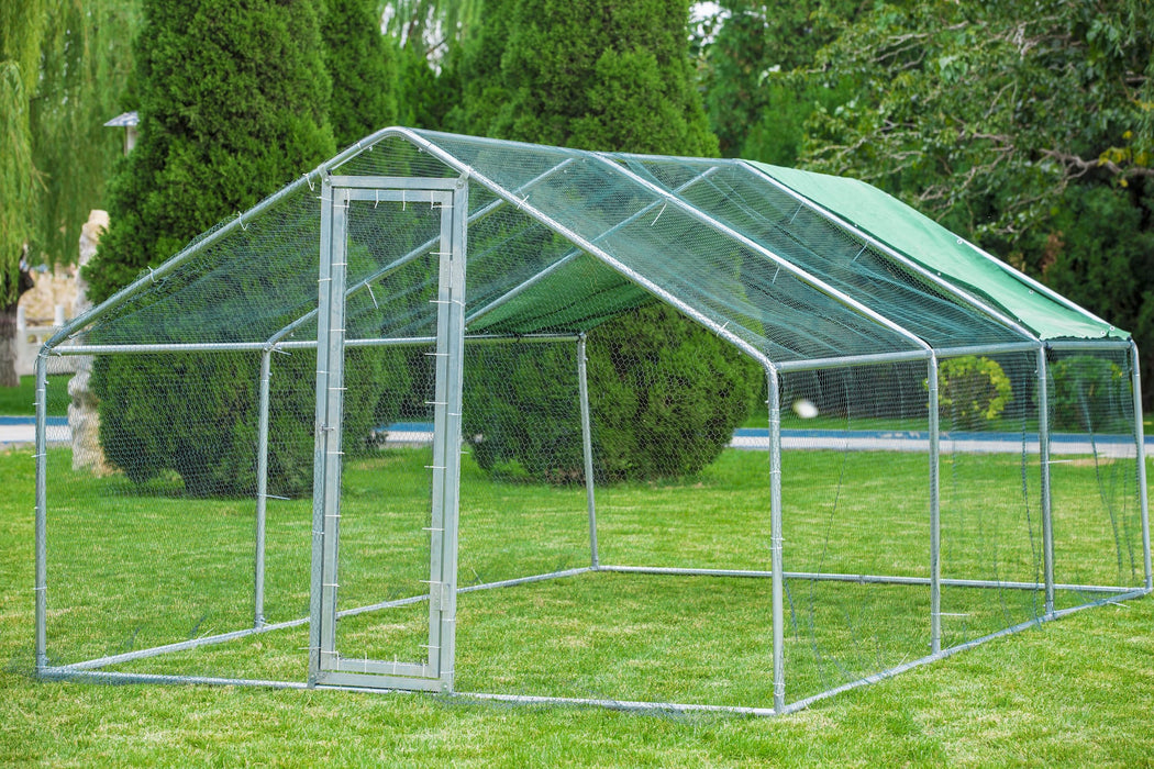 Metal Chicken Duck Run 6m x 3m 38mm frame - SPECIAL OFFER