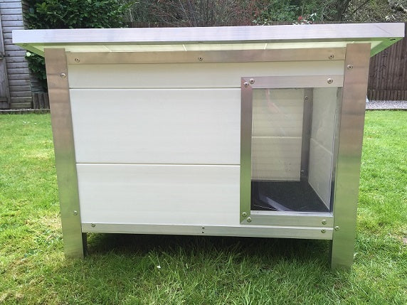 XX Large: Paw Pad White Dog Kennel