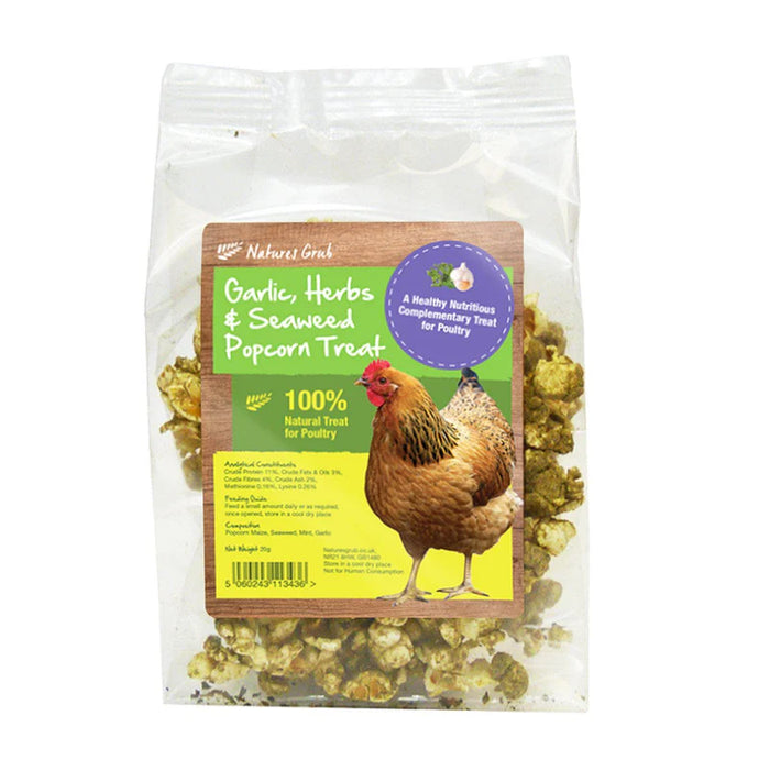Popcorn Treats Garlic Herb & Seaweed 20g