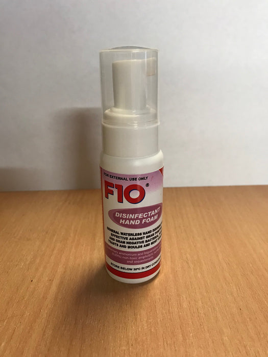 F10 Disinfectant Hand Foam 50ml - kills covid 19 - IN STOCK